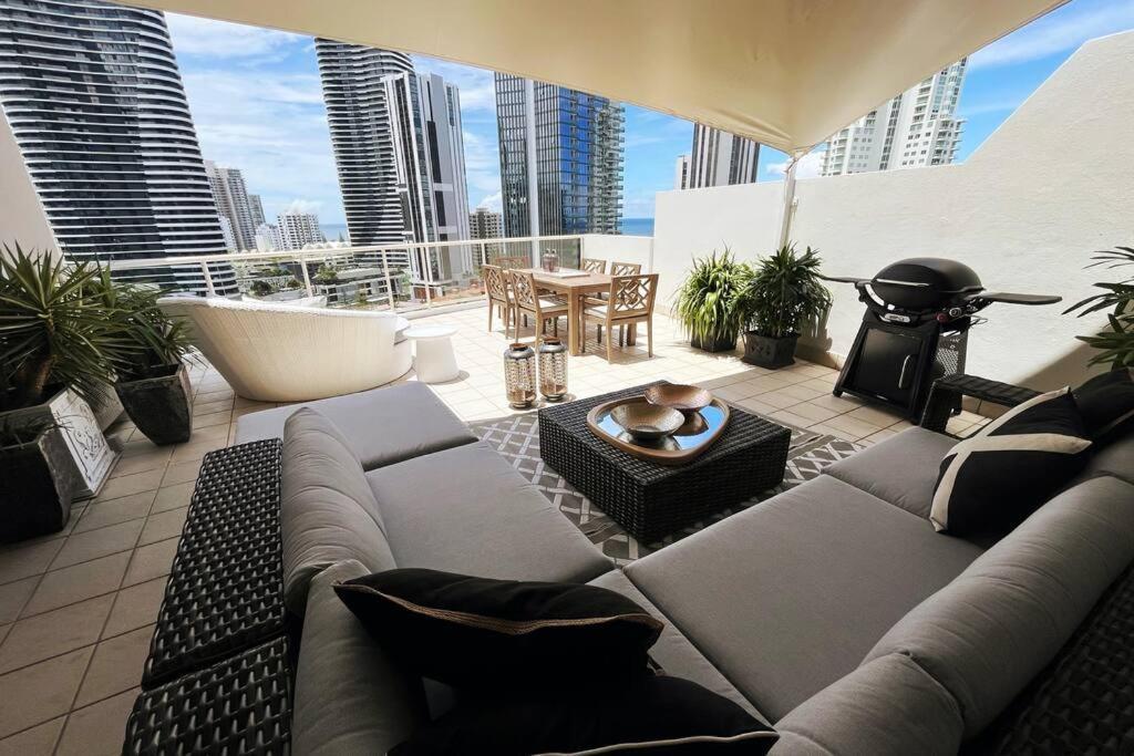 Apartamento Private Sky Terrace Classic Penthouse 2 Car Parks Gold Coast Exterior foto